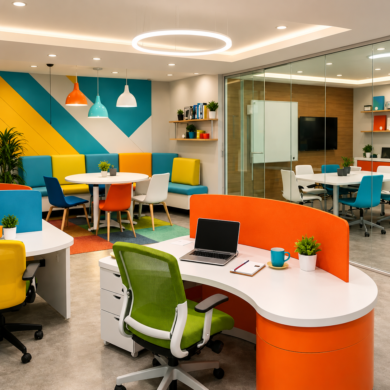 Modern Co-Working Office Design